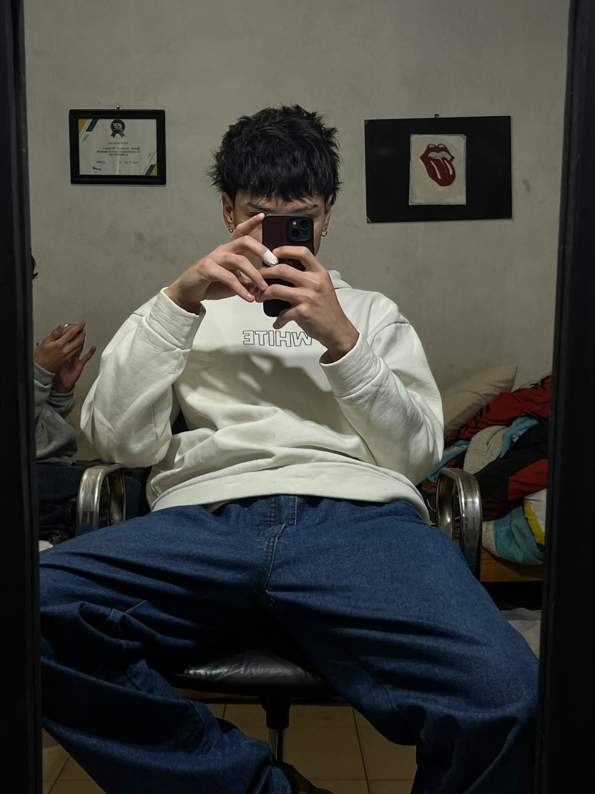 Chino, barbero profesional